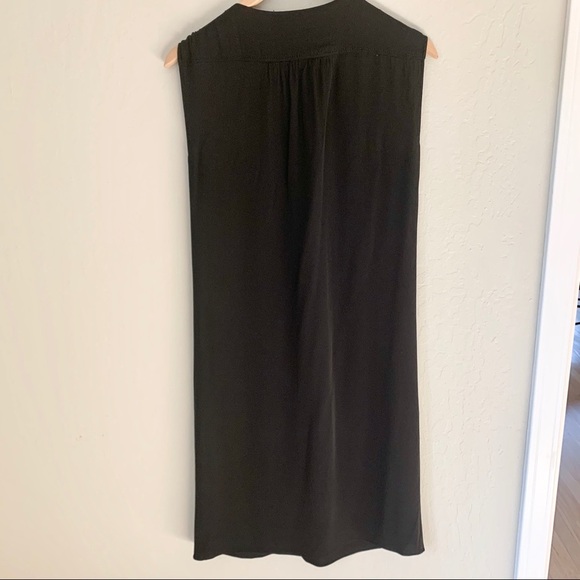 MOSCHINO 100% Silk Lace Up Black Dress - Picture 8 of 16